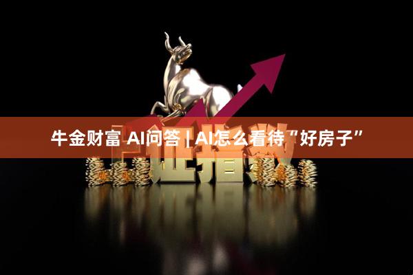 牛金财富 AI问答 | AI怎么看待“好房子”